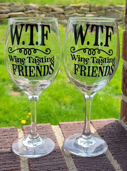 WTF Wine Glass