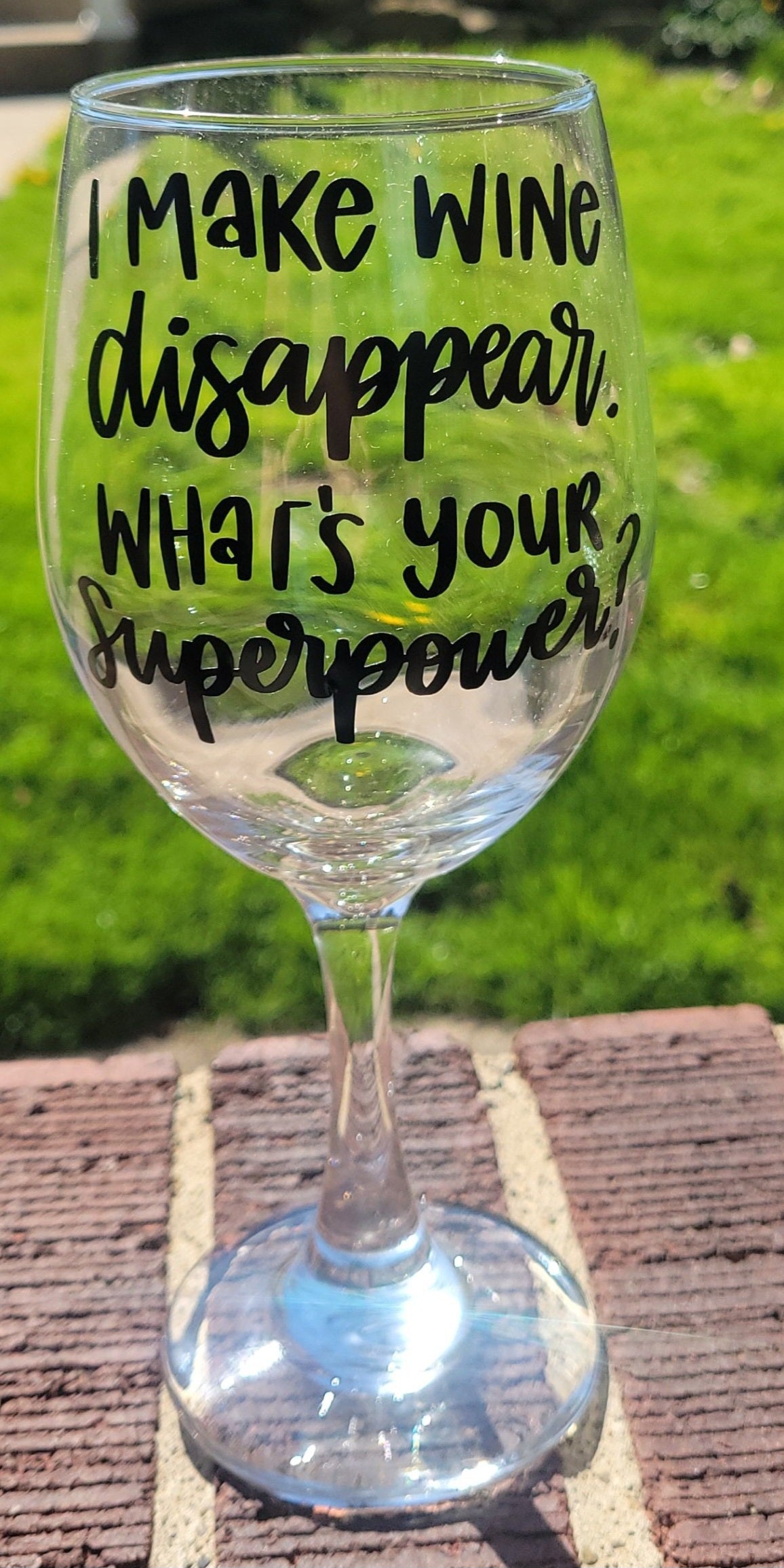 Wine Disappear Glass